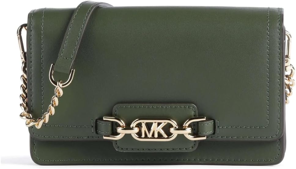 Michael Kors Sm Phn Chn Xbody bolso mujer - bandolera para teléfono con cadena - forro de plástico - cierre tipo acortar-Cozygetbay