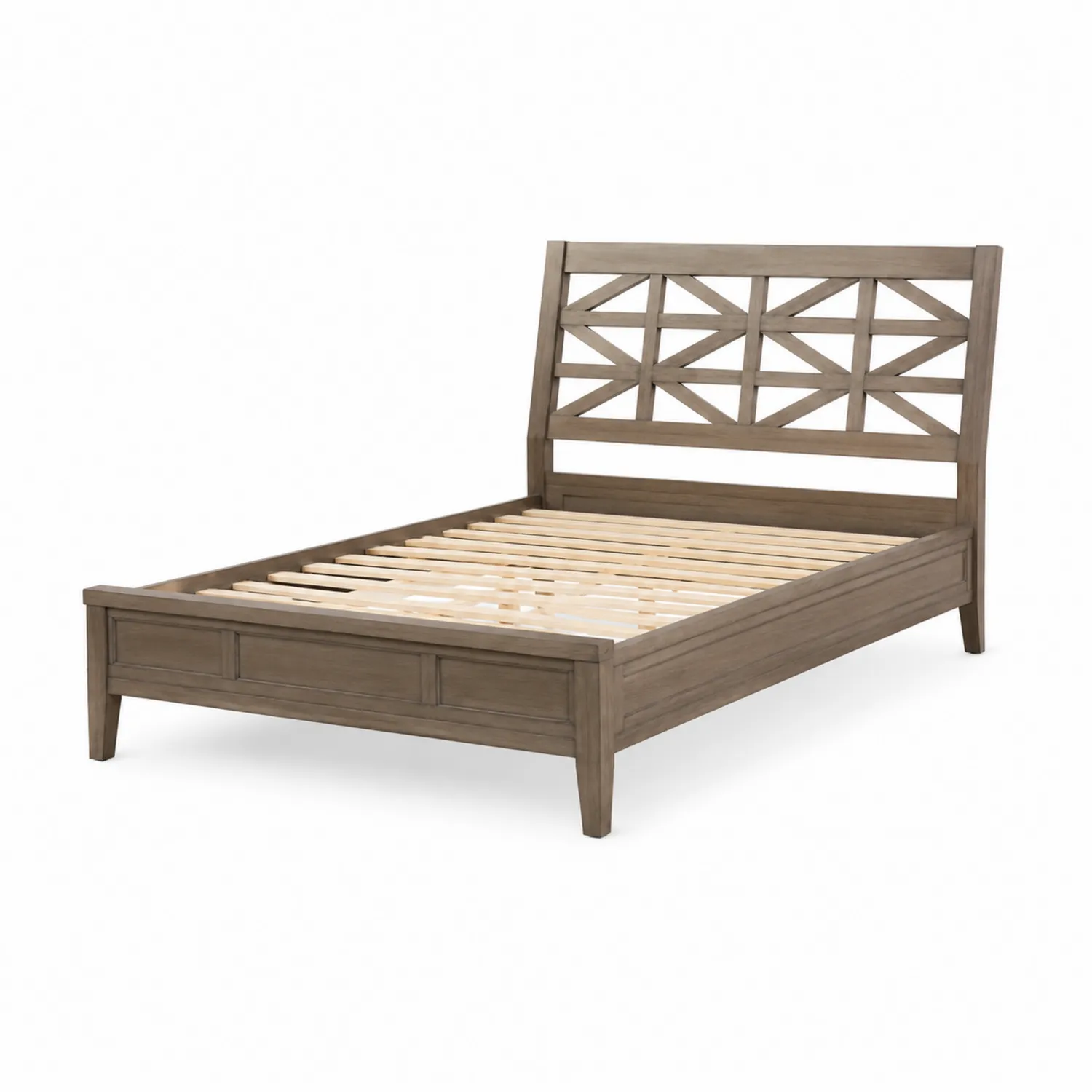 Cama Individual de Madera Maciza Marrón 200x100 cm-Fjordlivingco