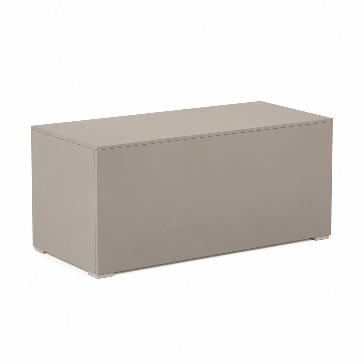 Caja de almacenamiento de acero beige 100x50x50 cm-Fjordlivingco