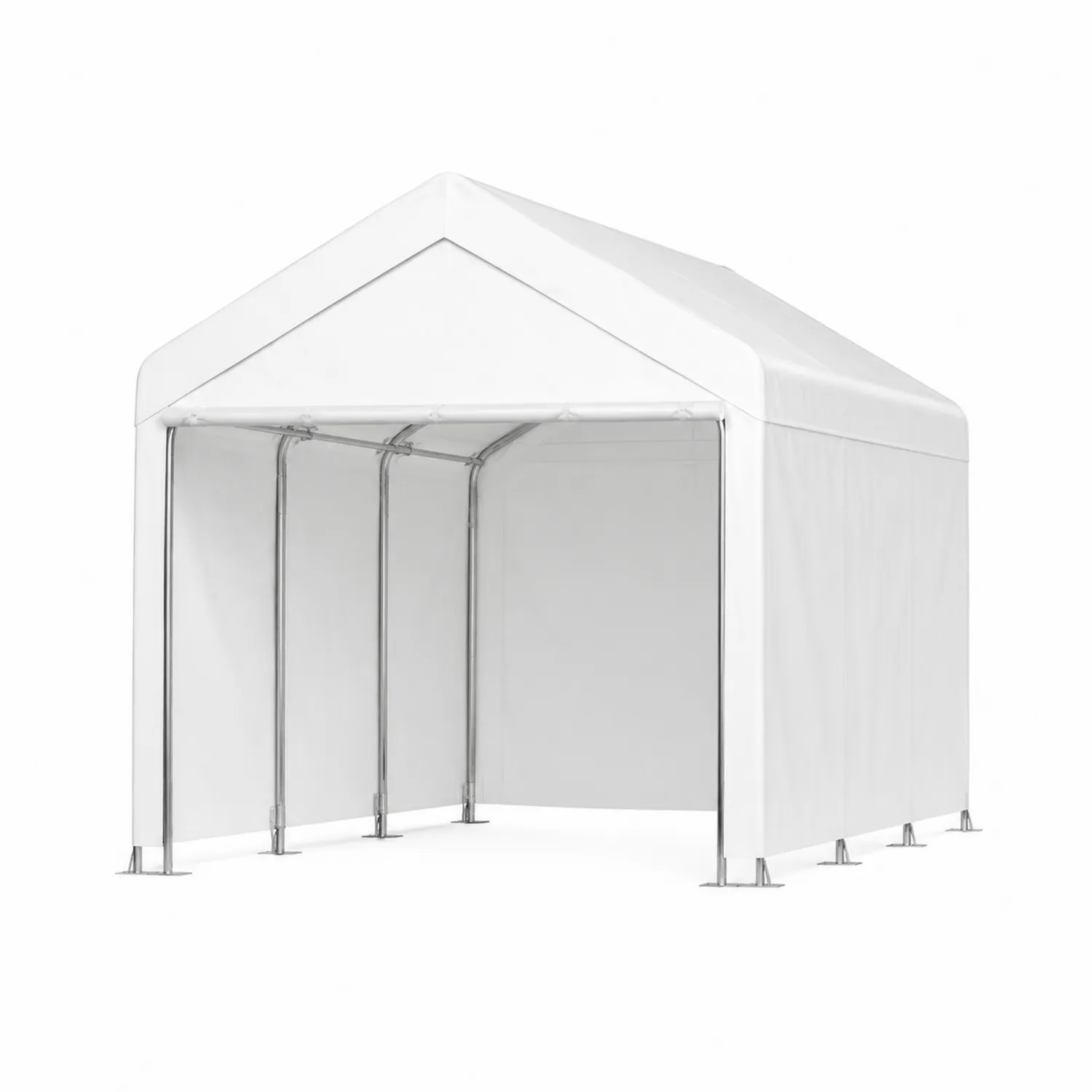 Carpa de Almacenamiento 3x4.5 m Acero Galvanizado y Polietileno Alta Densidad-Fjordlivingco