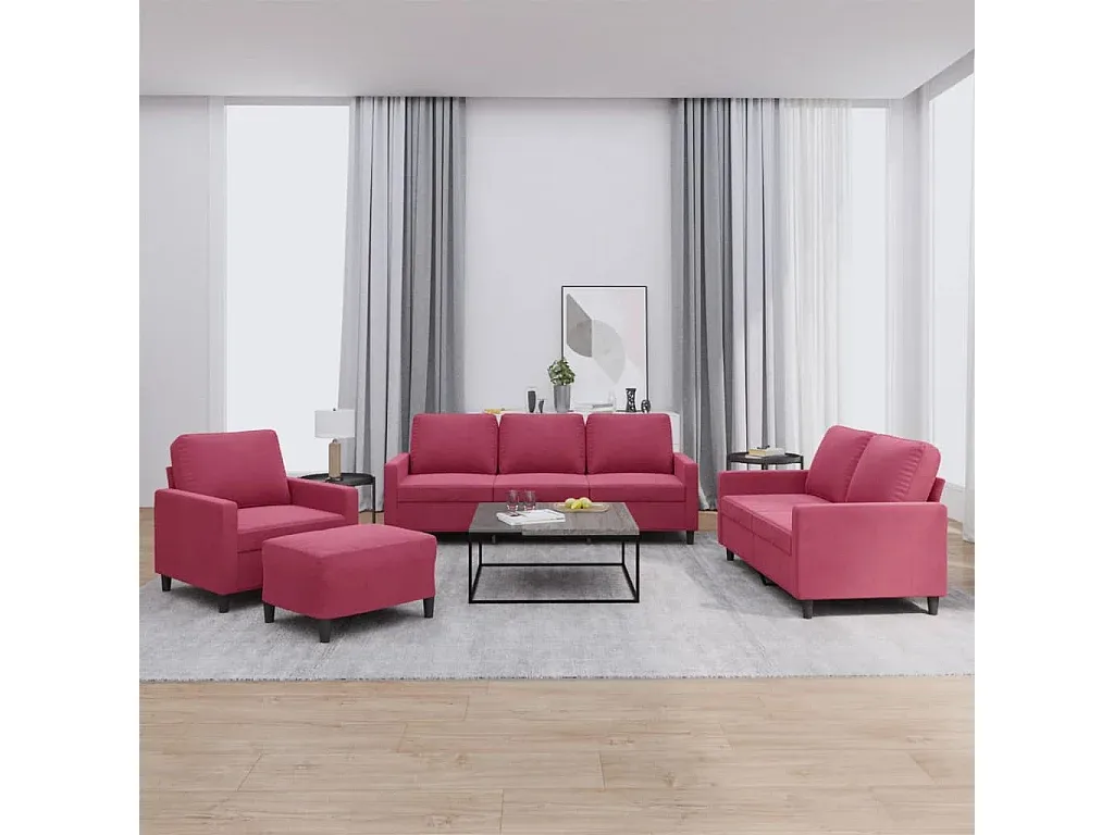 Sofa & Sessel,Wohnzimmergarnitur,Couchgarnitur ohne Schlaffunktion-LIVINARISE
