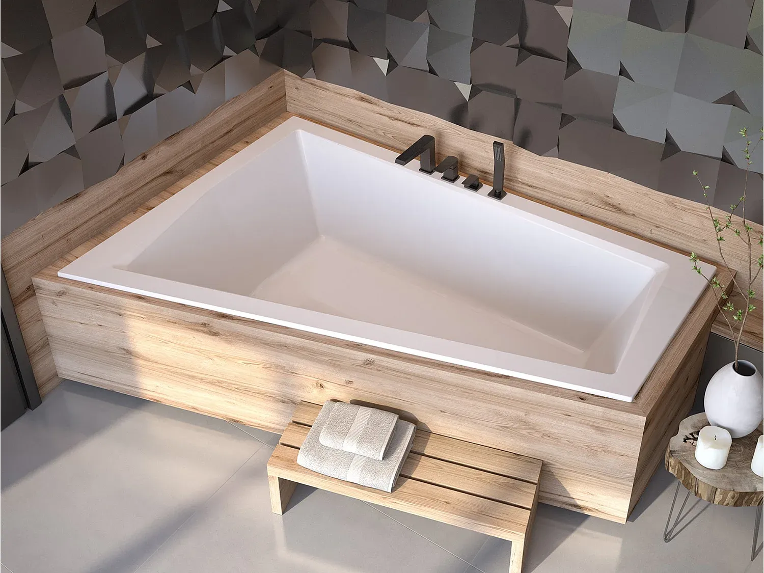 Badezimmer,Bereich Badewanne,Badewanne (Standard)-LIVINARISE