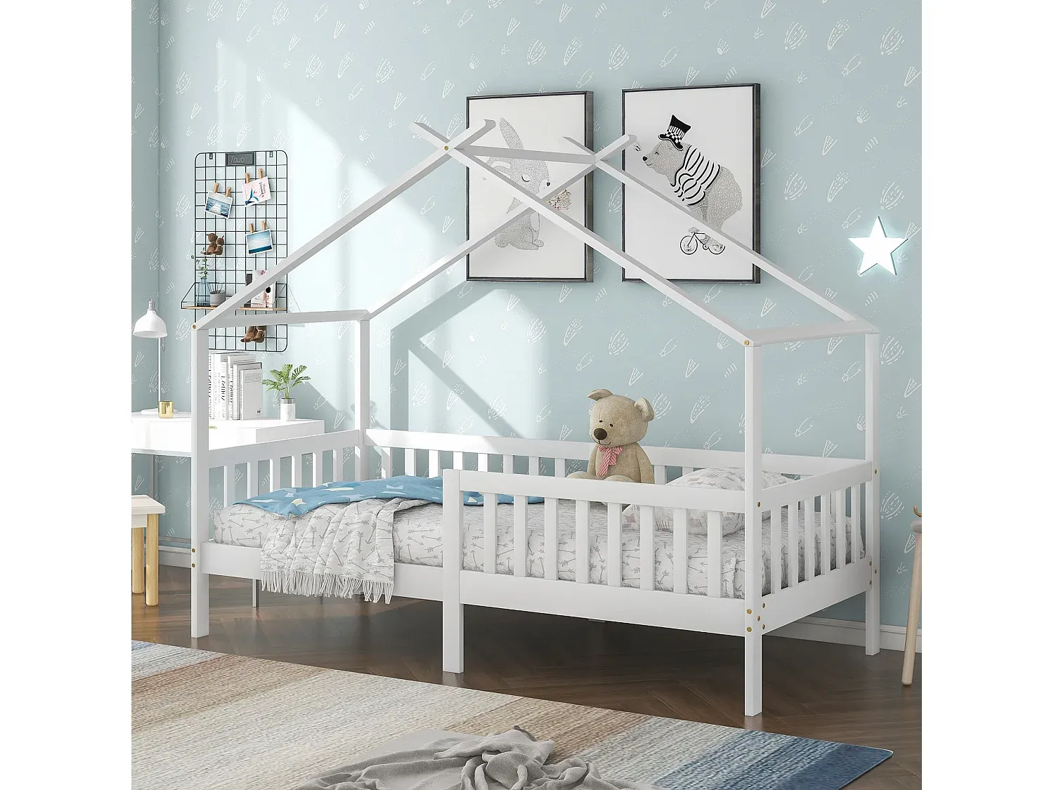 Schlafzimmer,Bereich Bett,Hausbett-LIVINARISE
