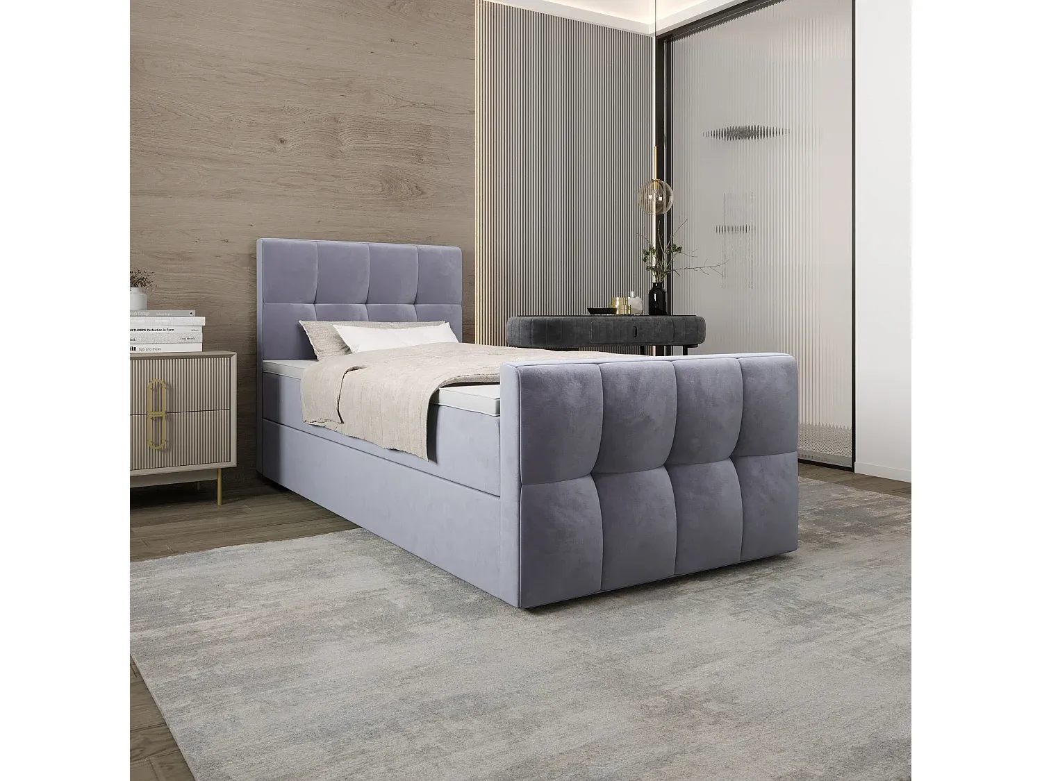 Schlafzimmer,Bereich Bett,Boxspringbett-LIVINARISE