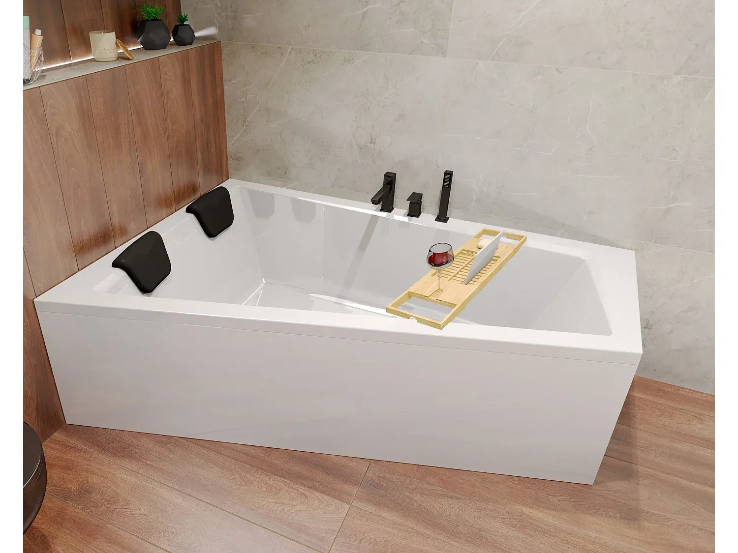 Badezimmer,Bereich Badewanne,Badewanne (Standard)-LIVINARISE