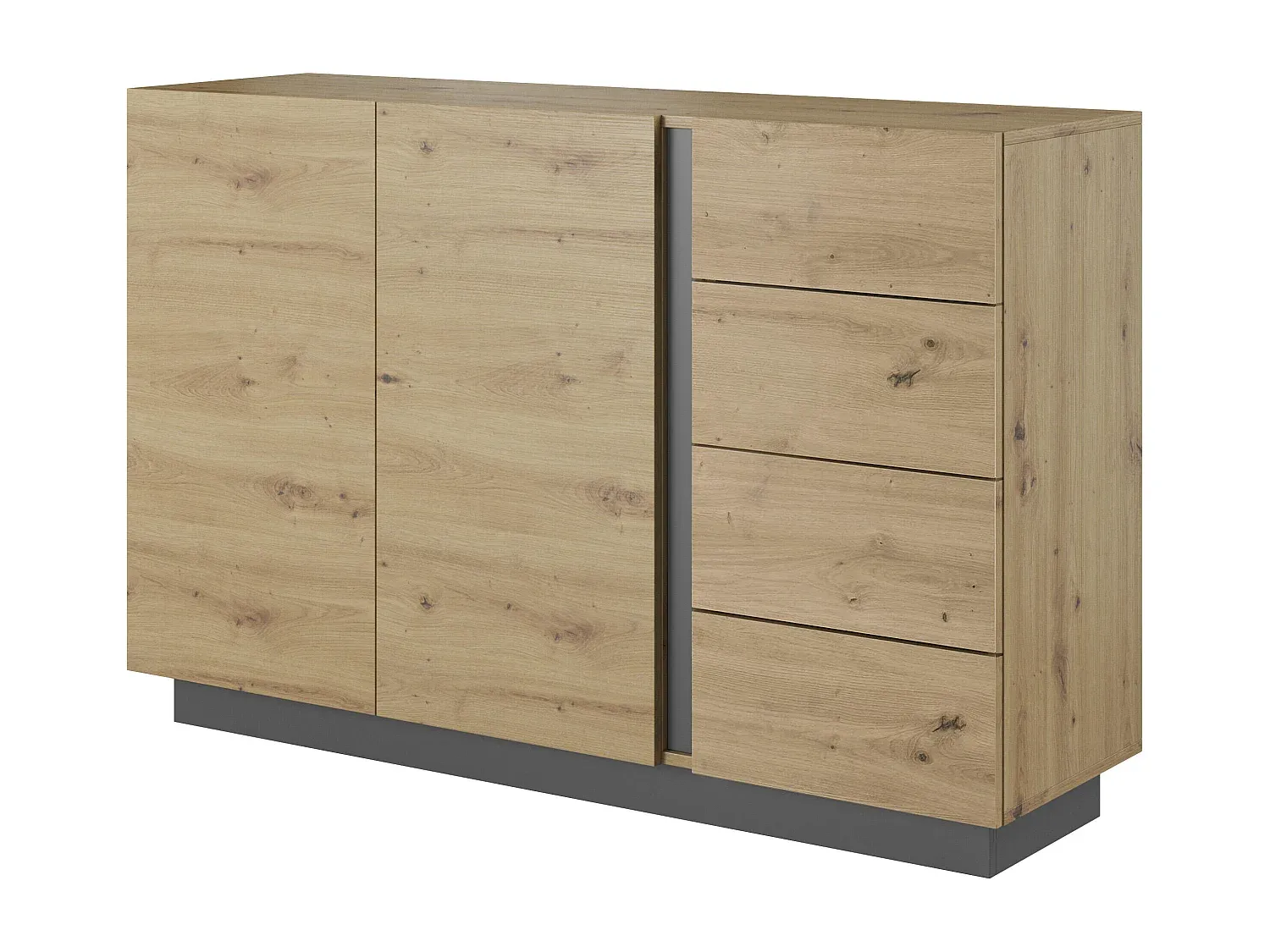 Schlafzimmer,Schlafzimmermöbel,Niedrige Kommode-Nestalunoa