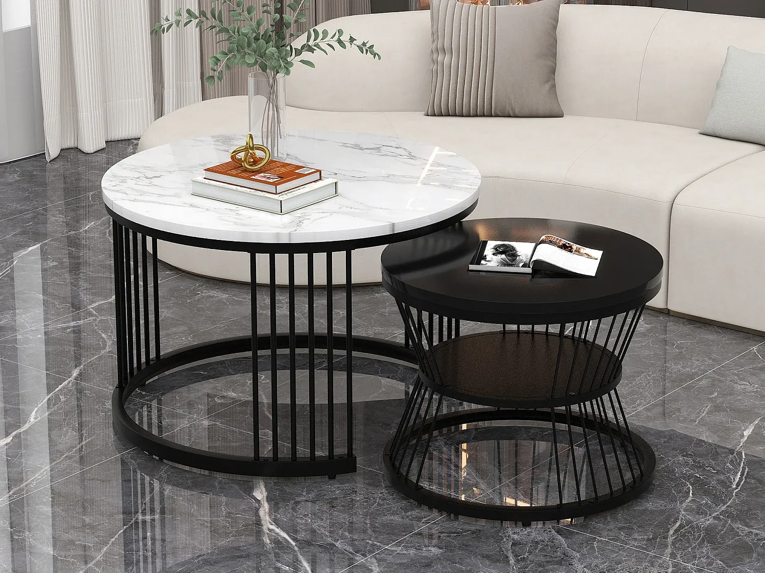 Wohnzimmer und Flur,Wohnzimmermöbel,Couchtisch Set-Nestalunoa
