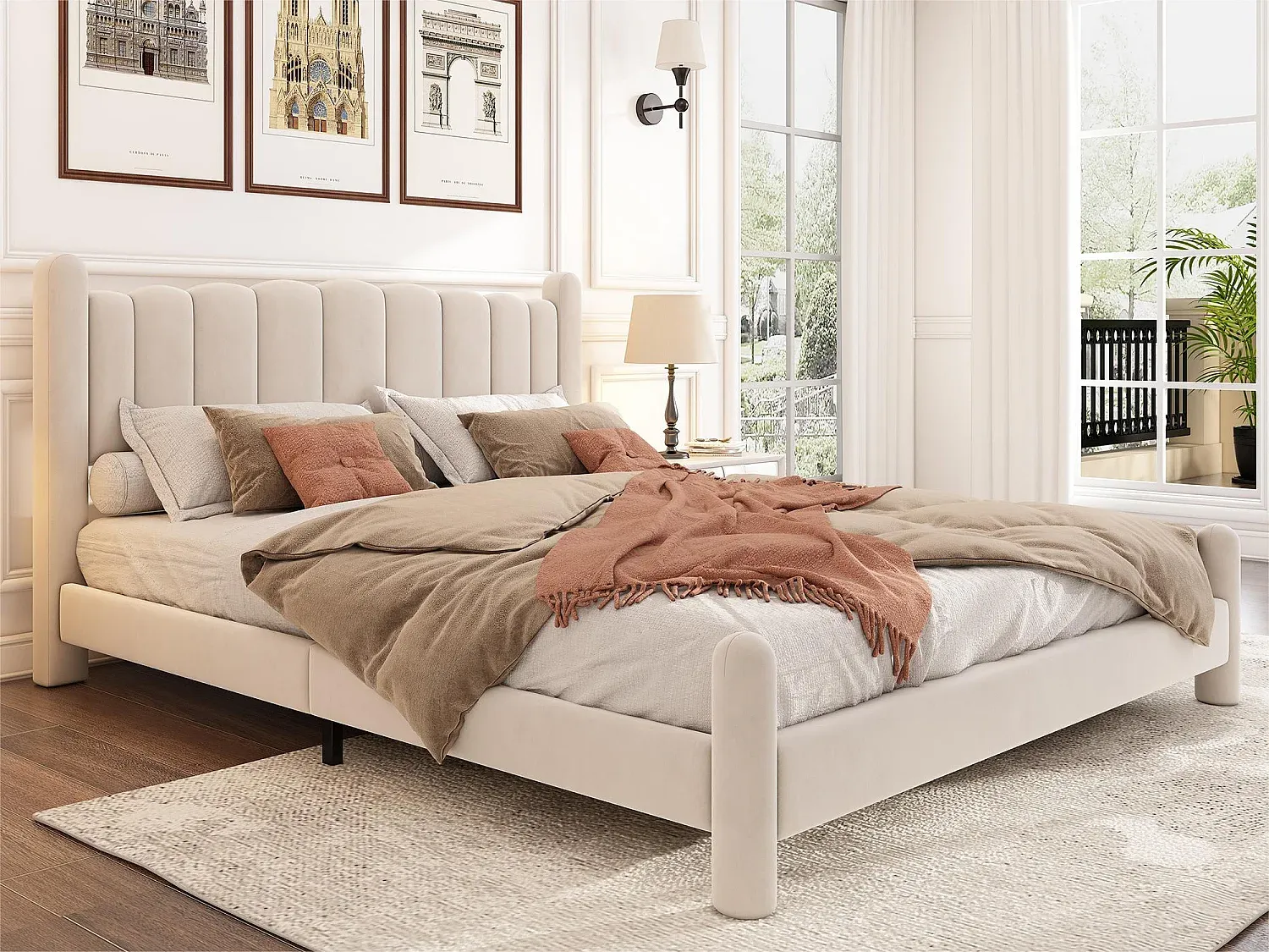 Schlafzimmer,Bereich Bett,Bettrahmen-Nestalunoa