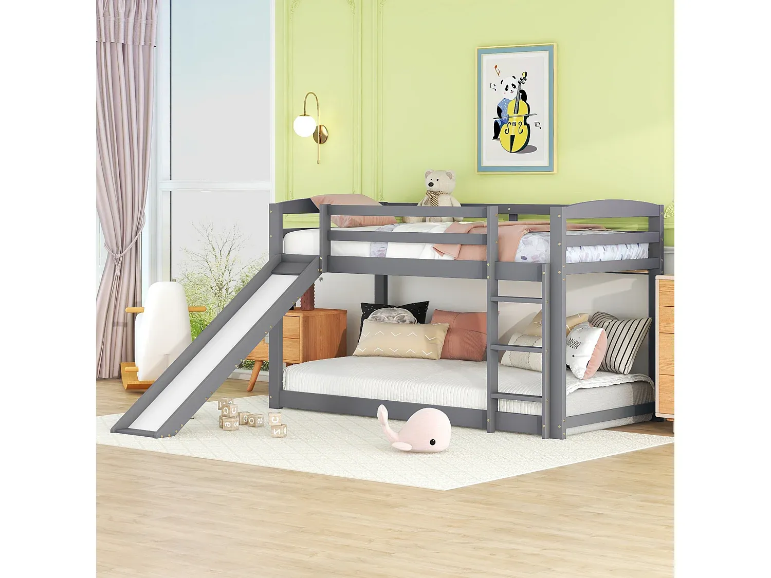 Schlafzimmer,Bereich Bett,Etagenbett-Nestalunoa