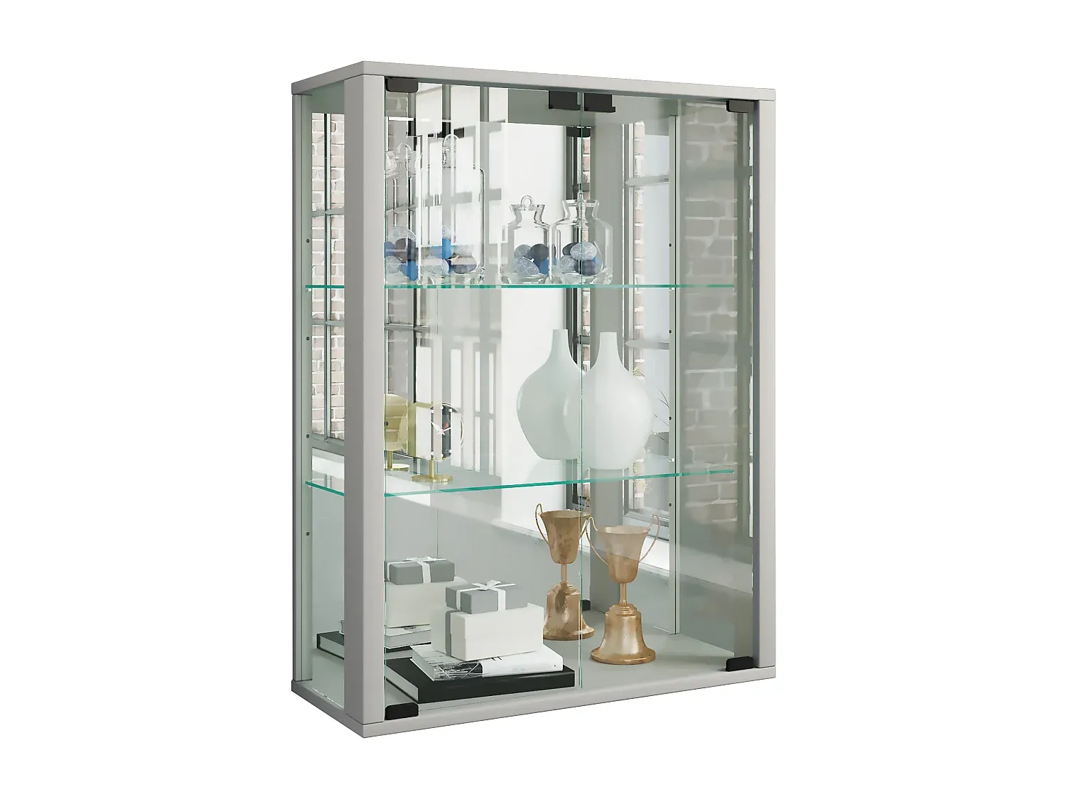 Wohnzimmer und Flur,Wohnzimmermöbel,Vitrinenschrank-Nestalunoa