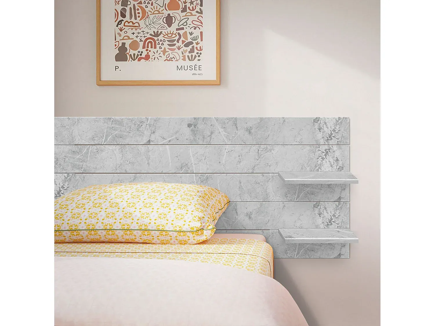 Schlafzimmer,Bettkopfteil und Bettüberbau,Bettkopfteil-Nestalunoa