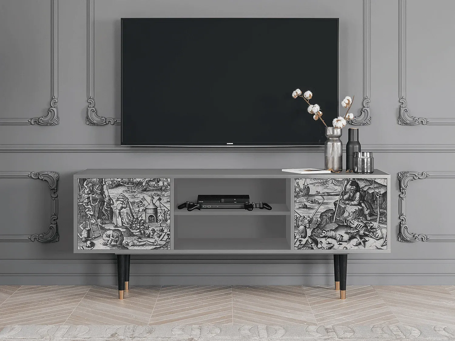 Wohnzimmer und Flur,Wohnzimmermöbel,TV-Board-Nestalunoa