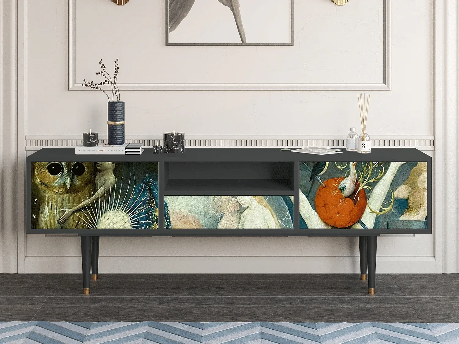 Wohnzimmer und Flur,Wohnzimmermöbel,TV-Board-Nestalunoa