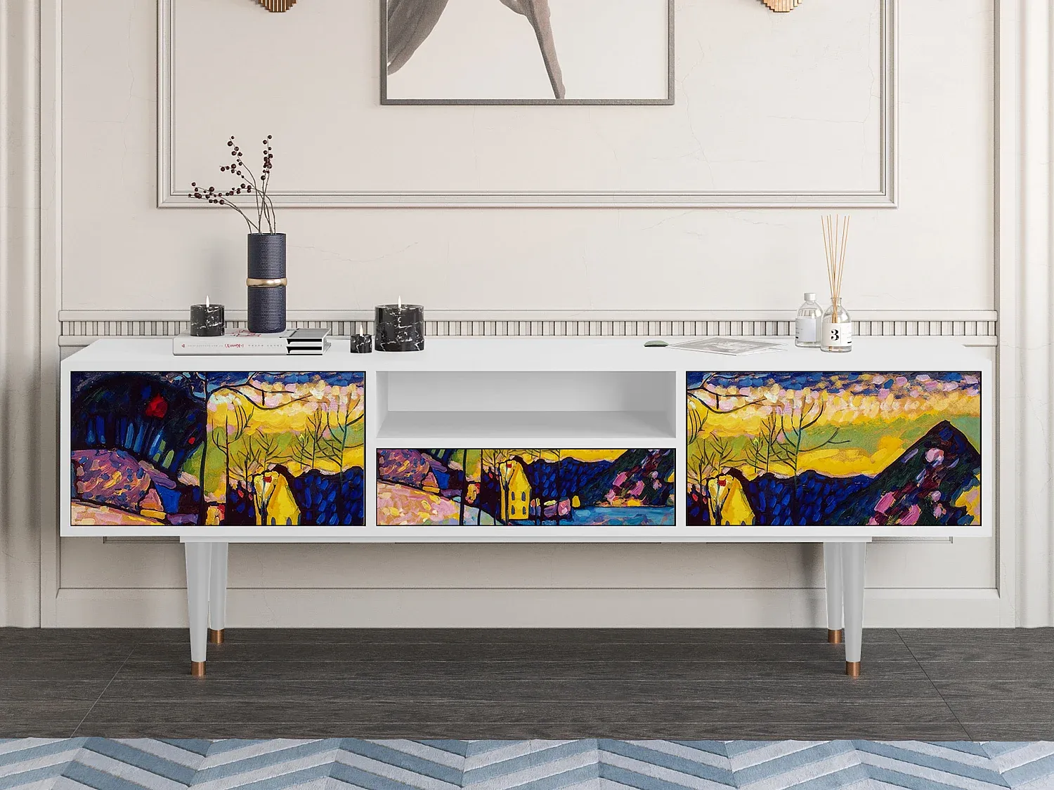 Wohnzimmer und Flur,Wohnzimmermöbel,TV-Board-Nestalunoa