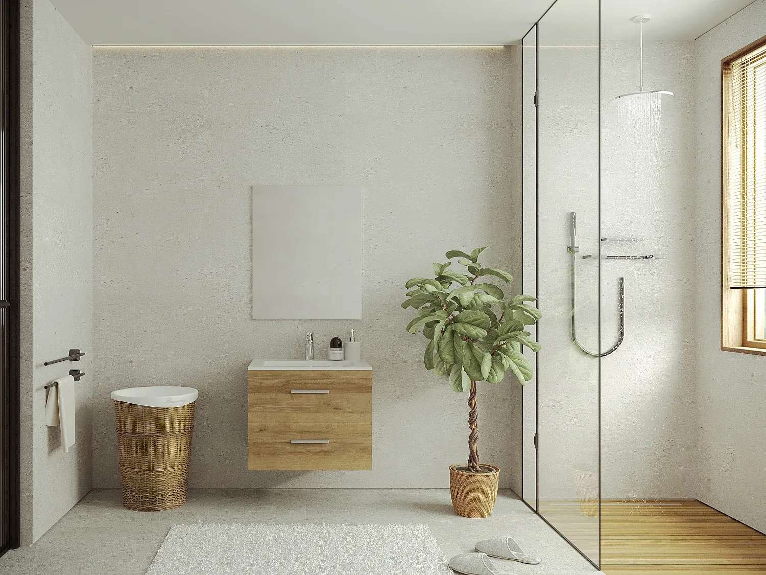 Badezimmer,Bereich Badezimmermöbel,Einzelwaschtisch-Nestalunoa