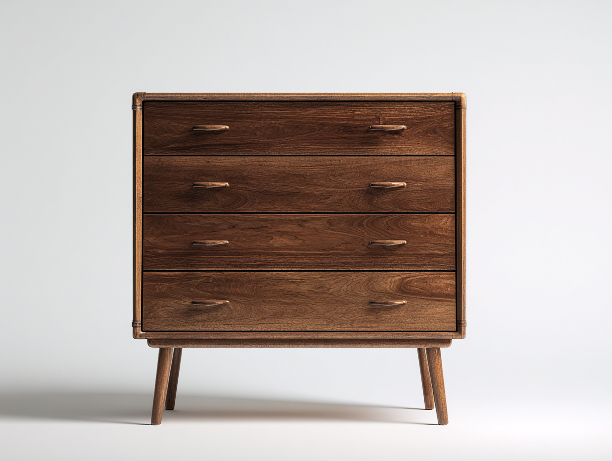 Cómodas madera 100x45x85 cm marrón para dormitorio - diseño clásico-Sofamyloft