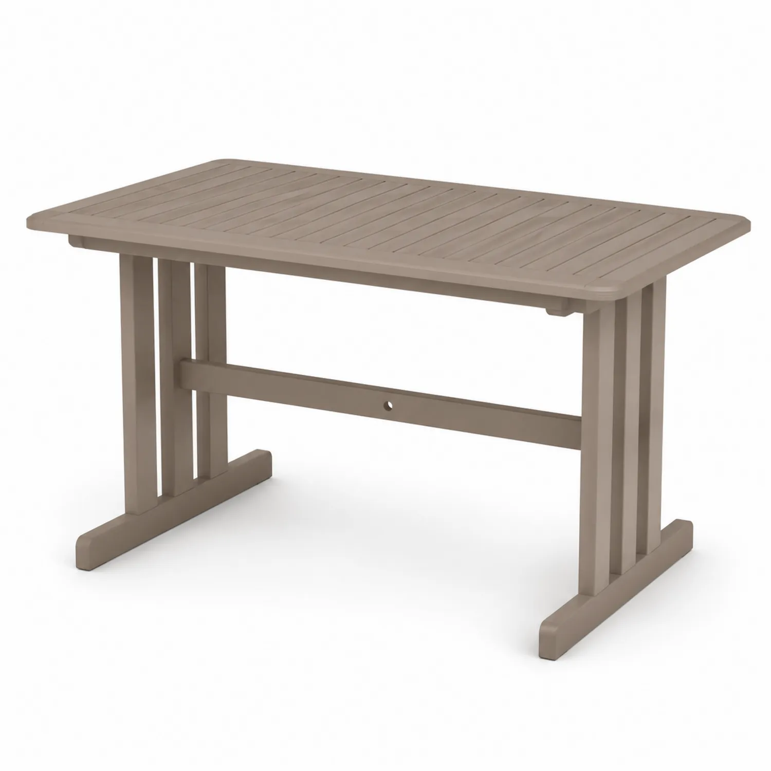 Table de jardin en plastique Taupe 140x80x74 cm