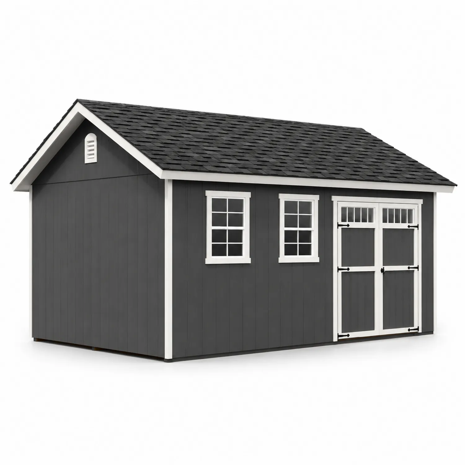Abri de Jardin en Bois avec Fenêtres et Portes 350x240x270 cm