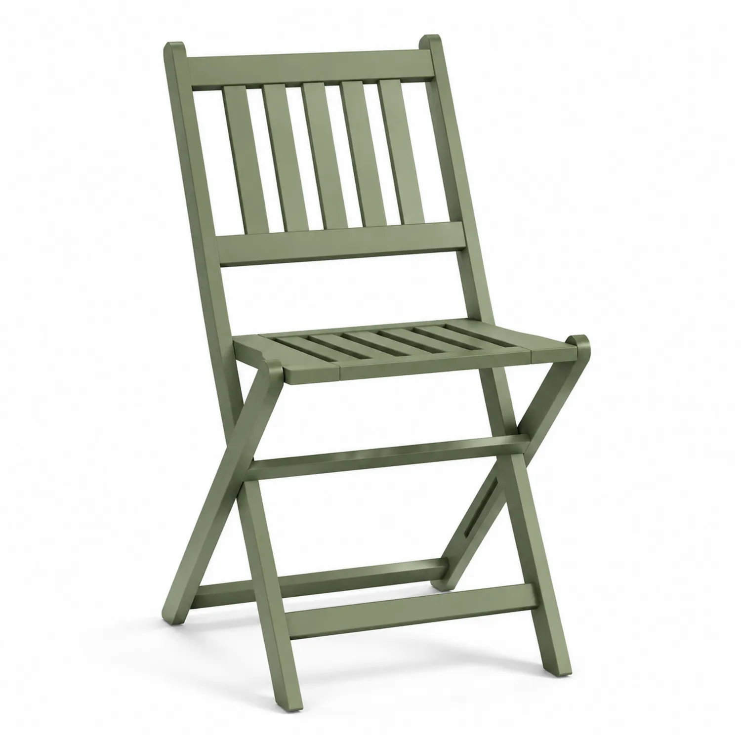 Chaise pliante en bois Vert