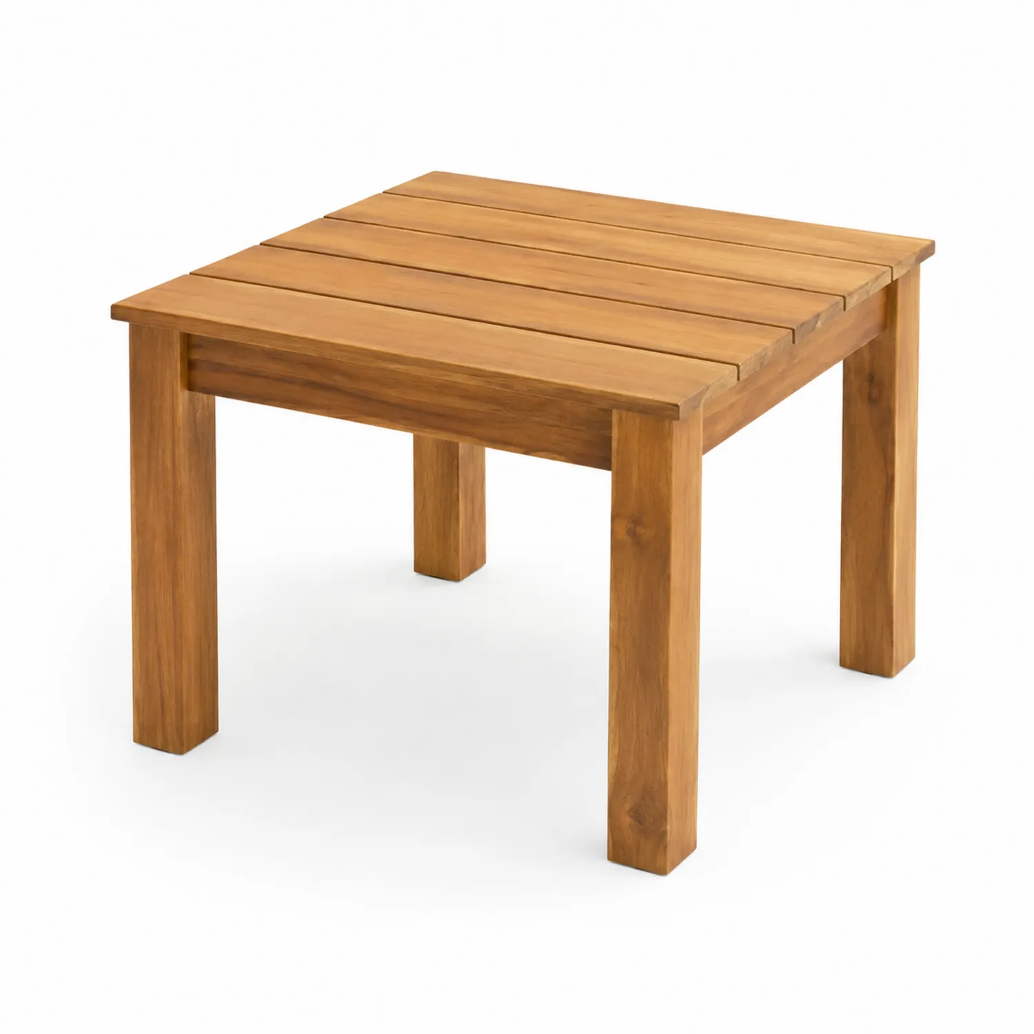 Table en bois de teck 50x50x40 cm
