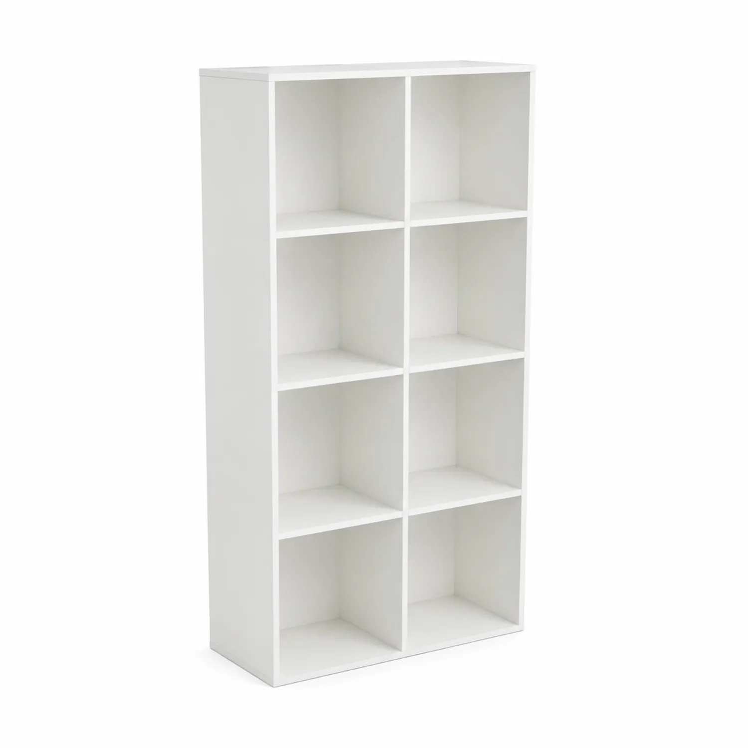 Étagère 8 Cubes en Bois Blanc