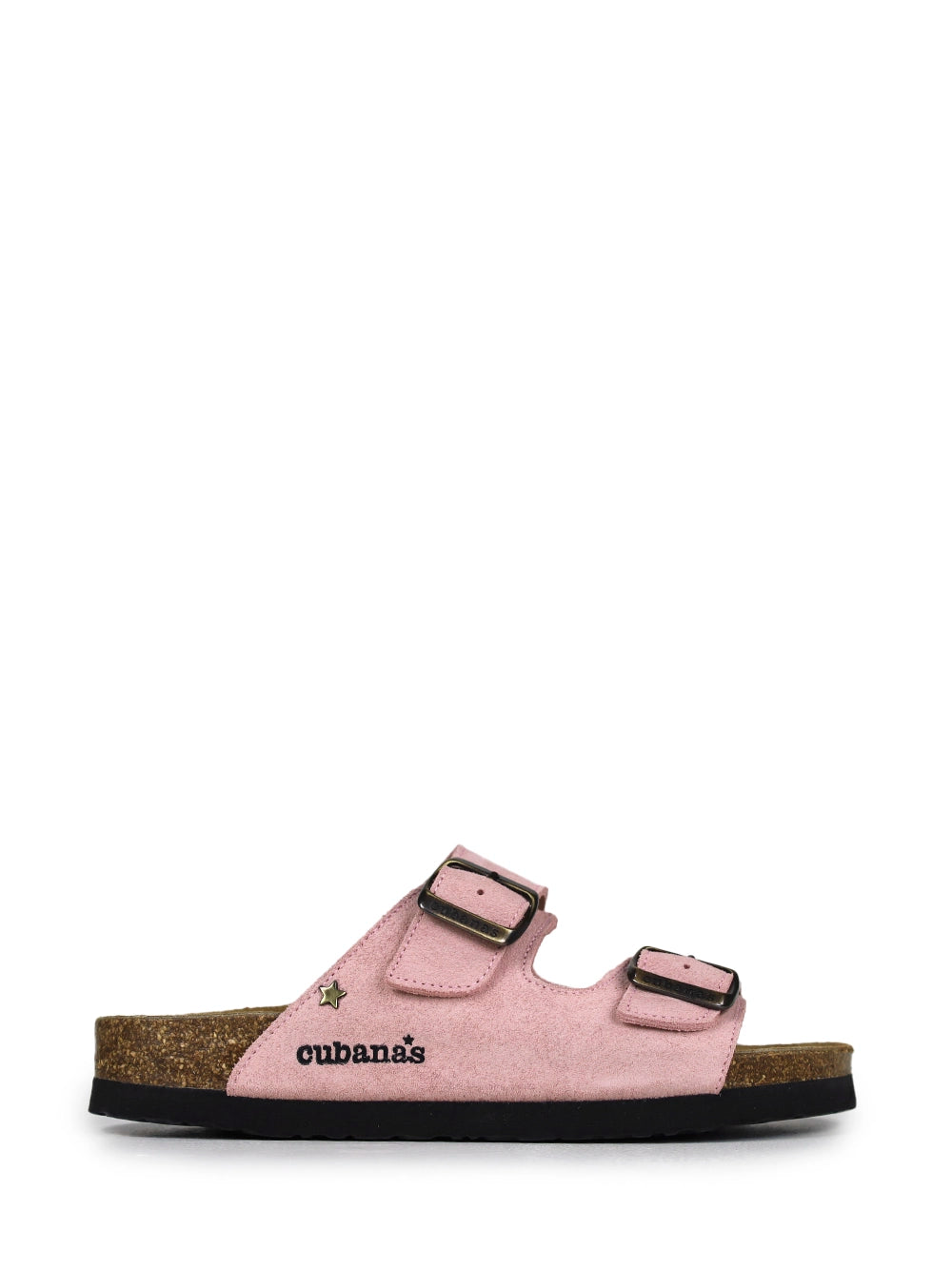 Amália Sandale aus rosa Wildleder