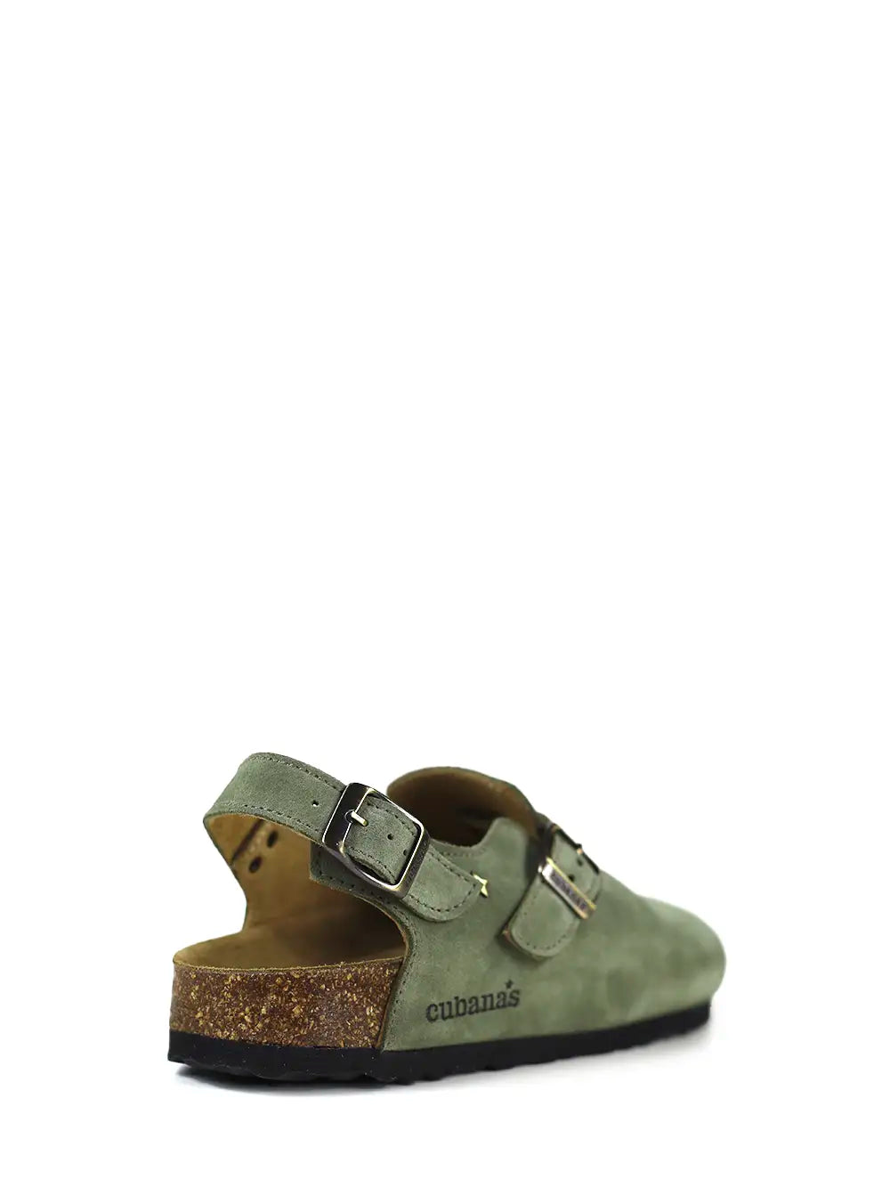 Sofia Suede Sandals in Green