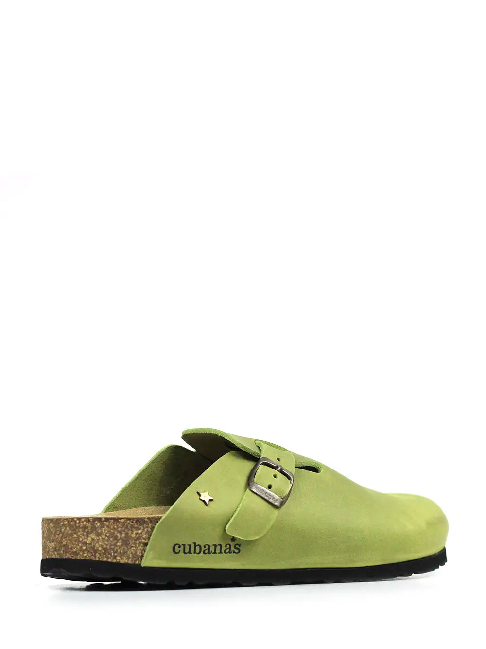Maria Sandals in Green Leather
