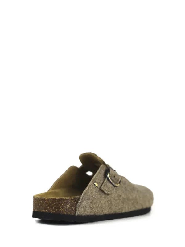 Maria-Closed Sandal in Burel Beige