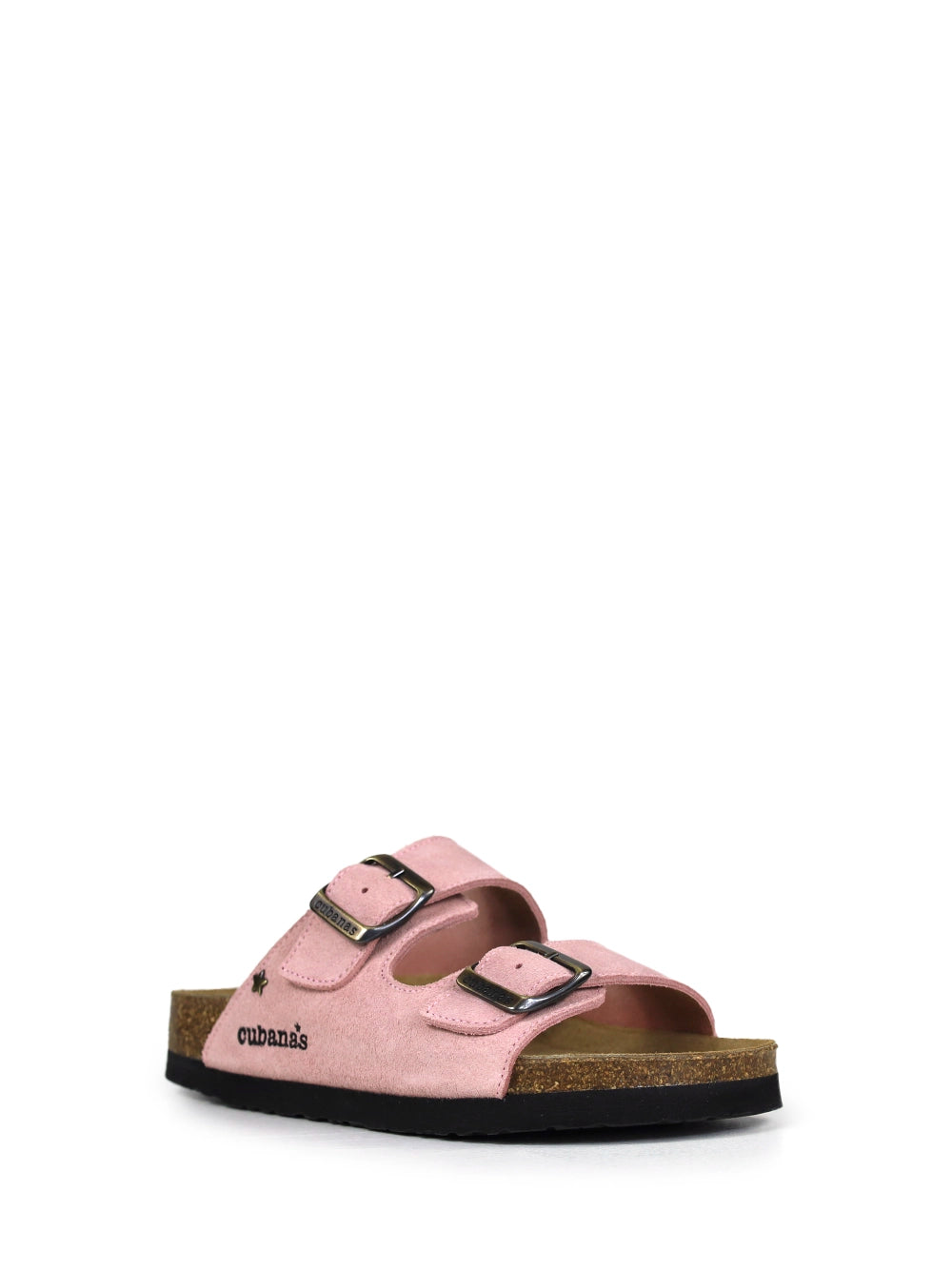Amália Sandale aus rosa Wildleder