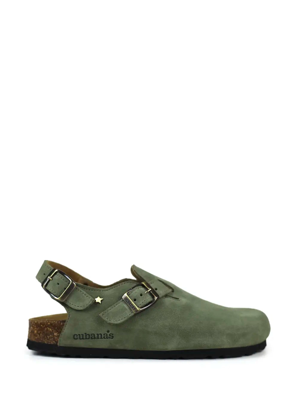 Sofia Suede Sandals in Green