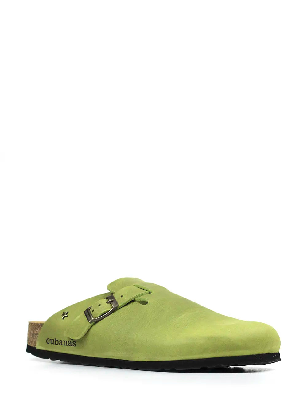 Maria Sandals in Green Leather