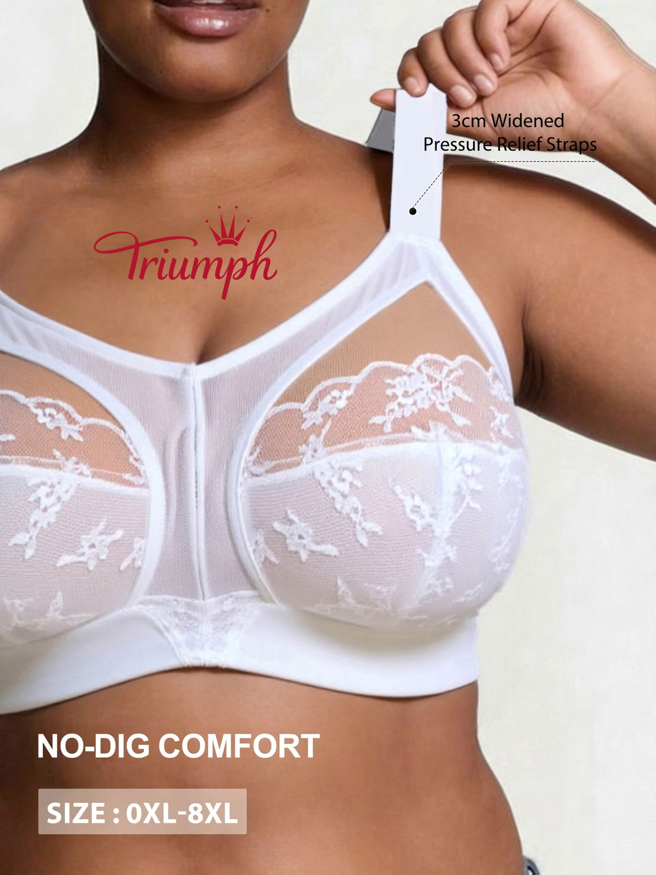 Triumph®4-częściowy Zestaw  — 70% TANIEJ | Bielizna damska w dużych rozmiarach [65A–120H]