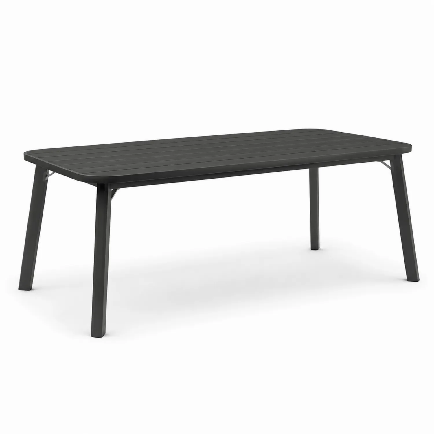 Stół ogrodowy antracytowy aluminiowy 200cm-Nordiclivingart