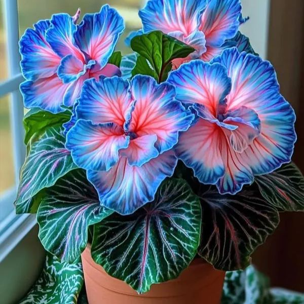 🌸 Vzácne viacfarebné semená veľkokvetých begónií – spektrum krásy pre vašu záhradu! 🌸