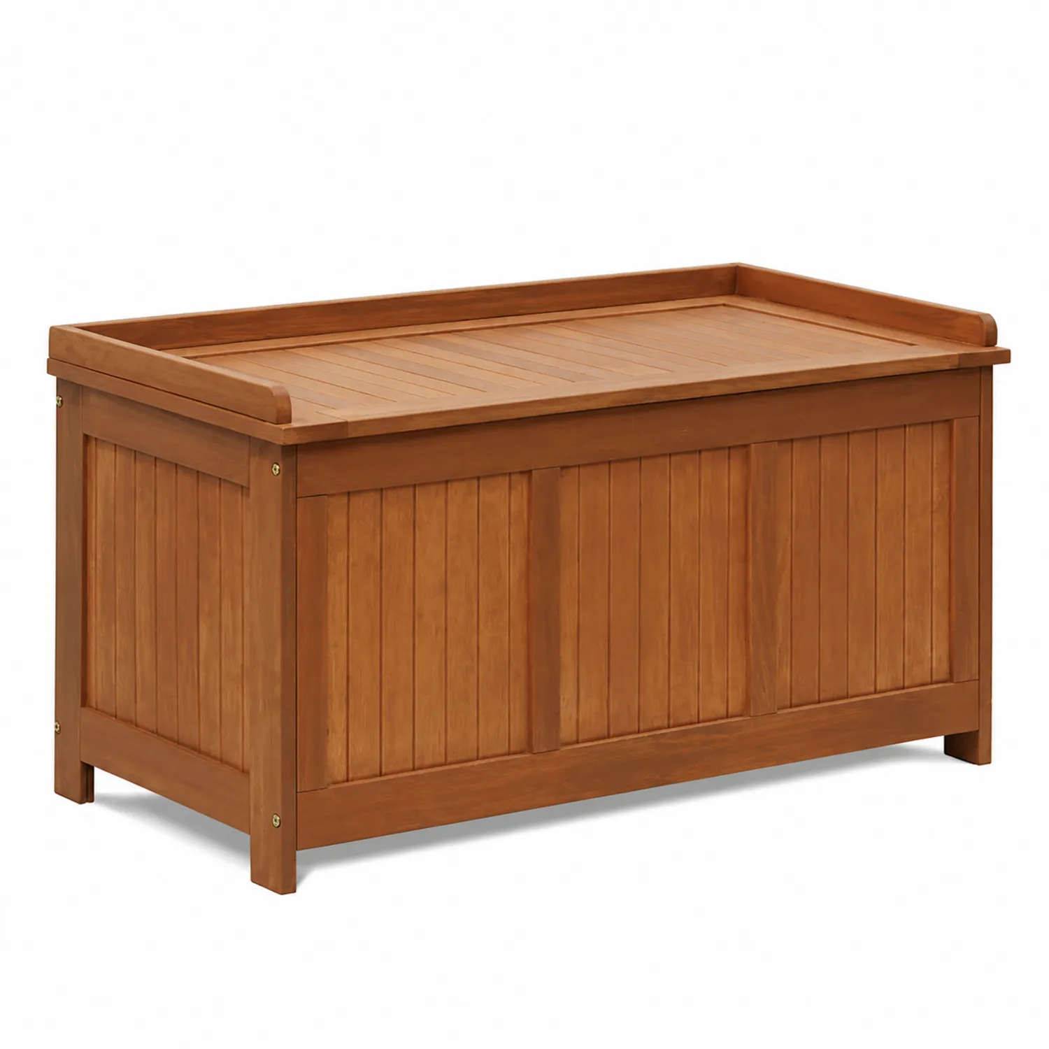 Drewniany pojemnik z litego drewna akacjowego, 79x45x48 cm