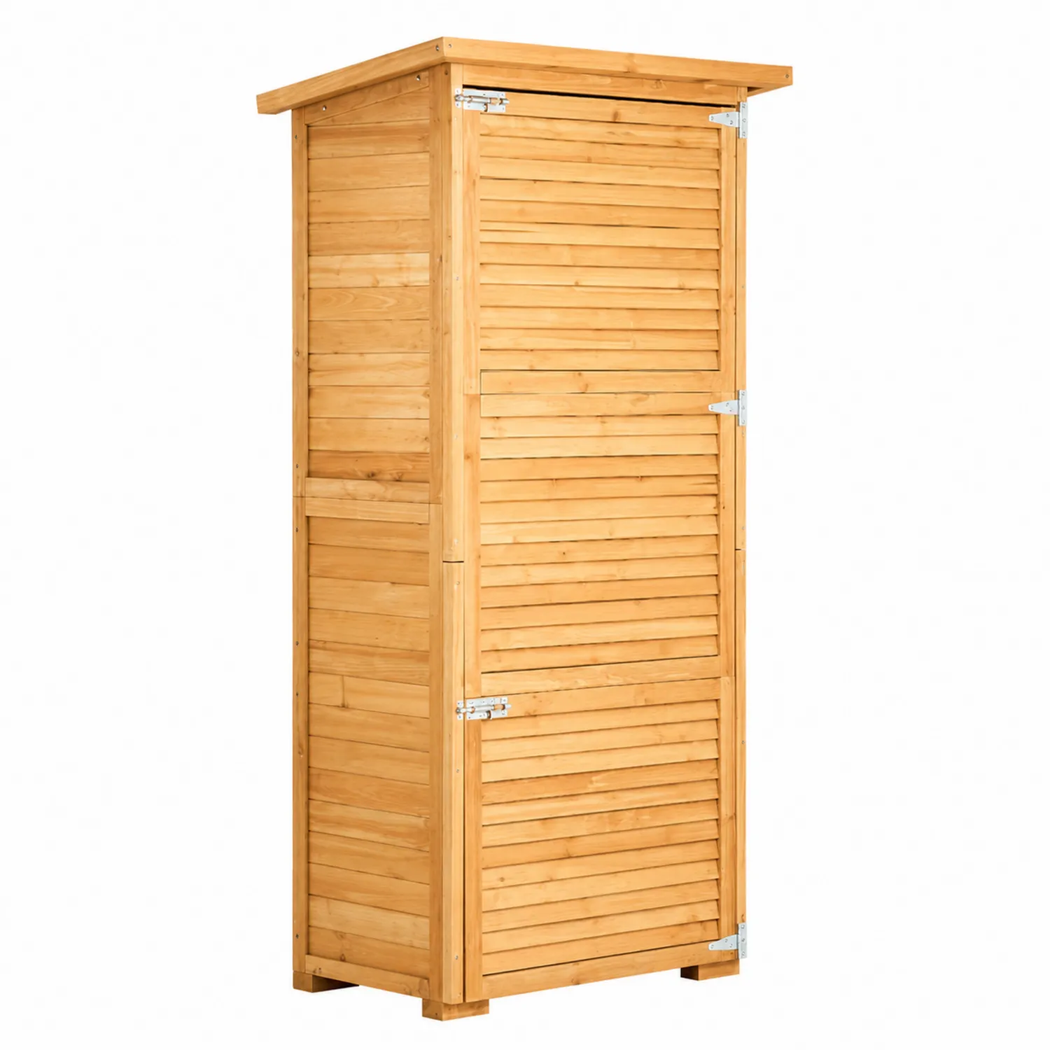 Drewniany schowek ogrodowy z sosny 180x70x50 cm
