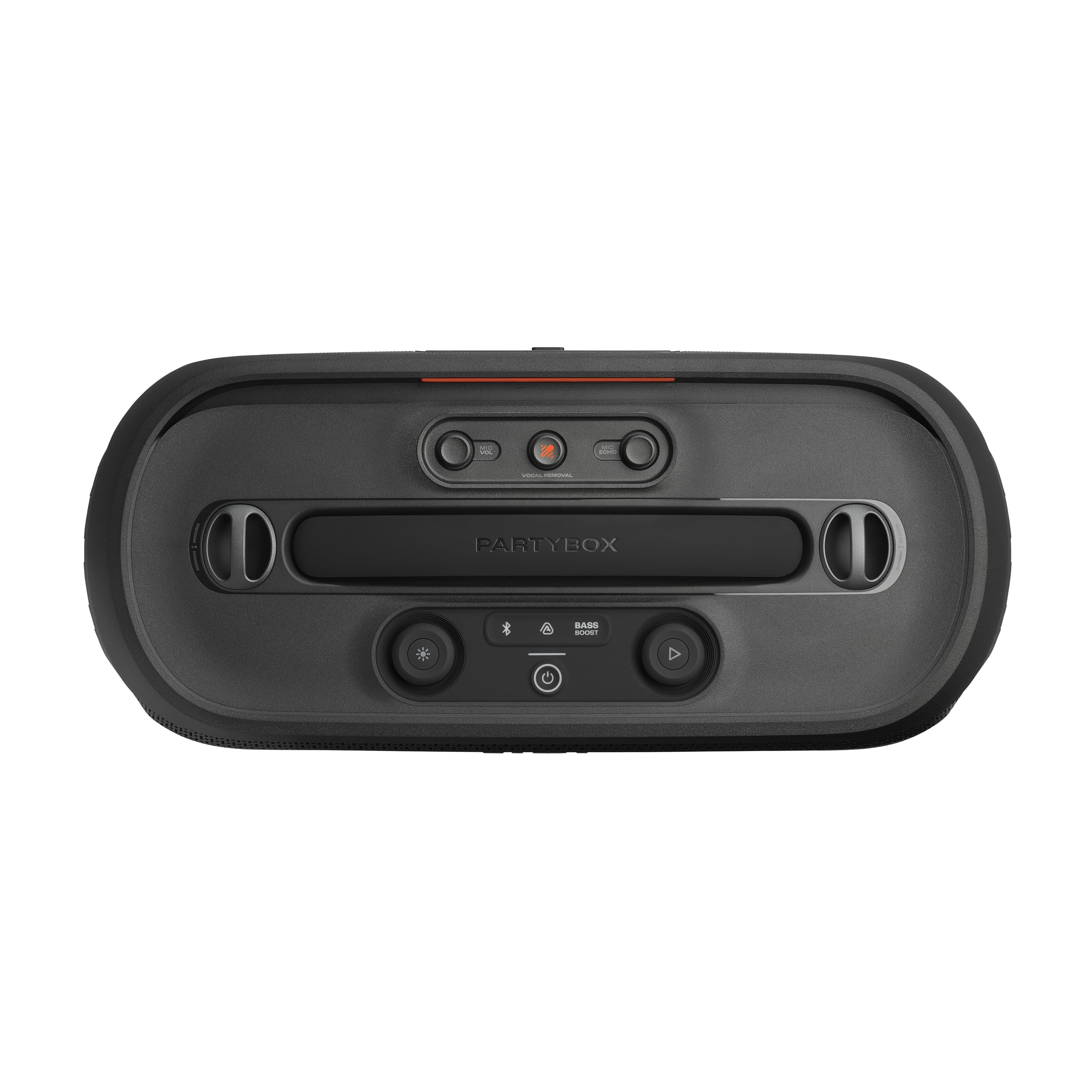 JBL PartyBox On-The-Go 2 - Altavoz portátil para fiestas con un micrófono digital inalámbrico, mango y correa para el hombro, espectáculo de luces dinámico, hasta 15 horas de reproducción, a prueba de salpicaduras y Auracast™ (negro)
