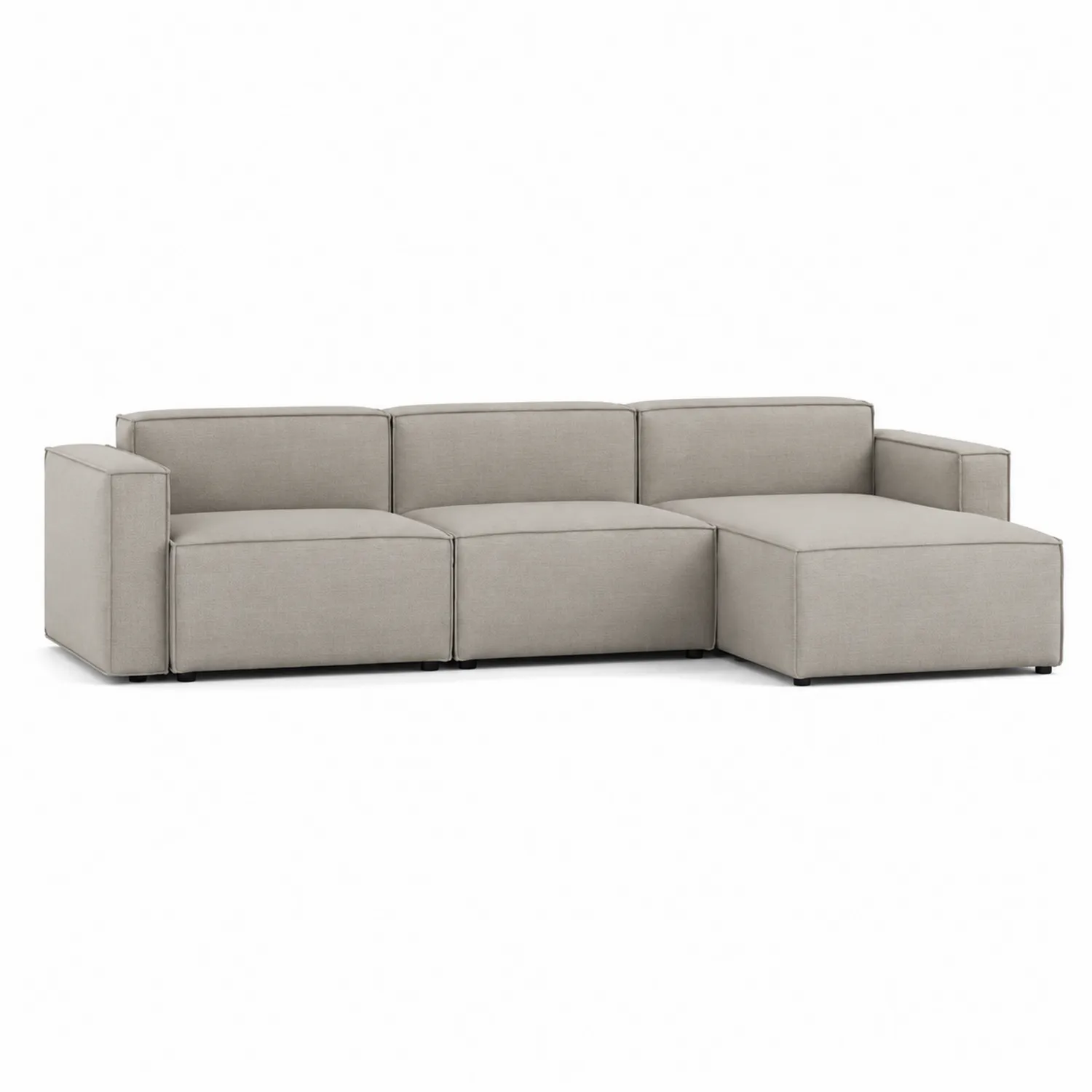 Sofa narożna 3-osobowa tkanina
