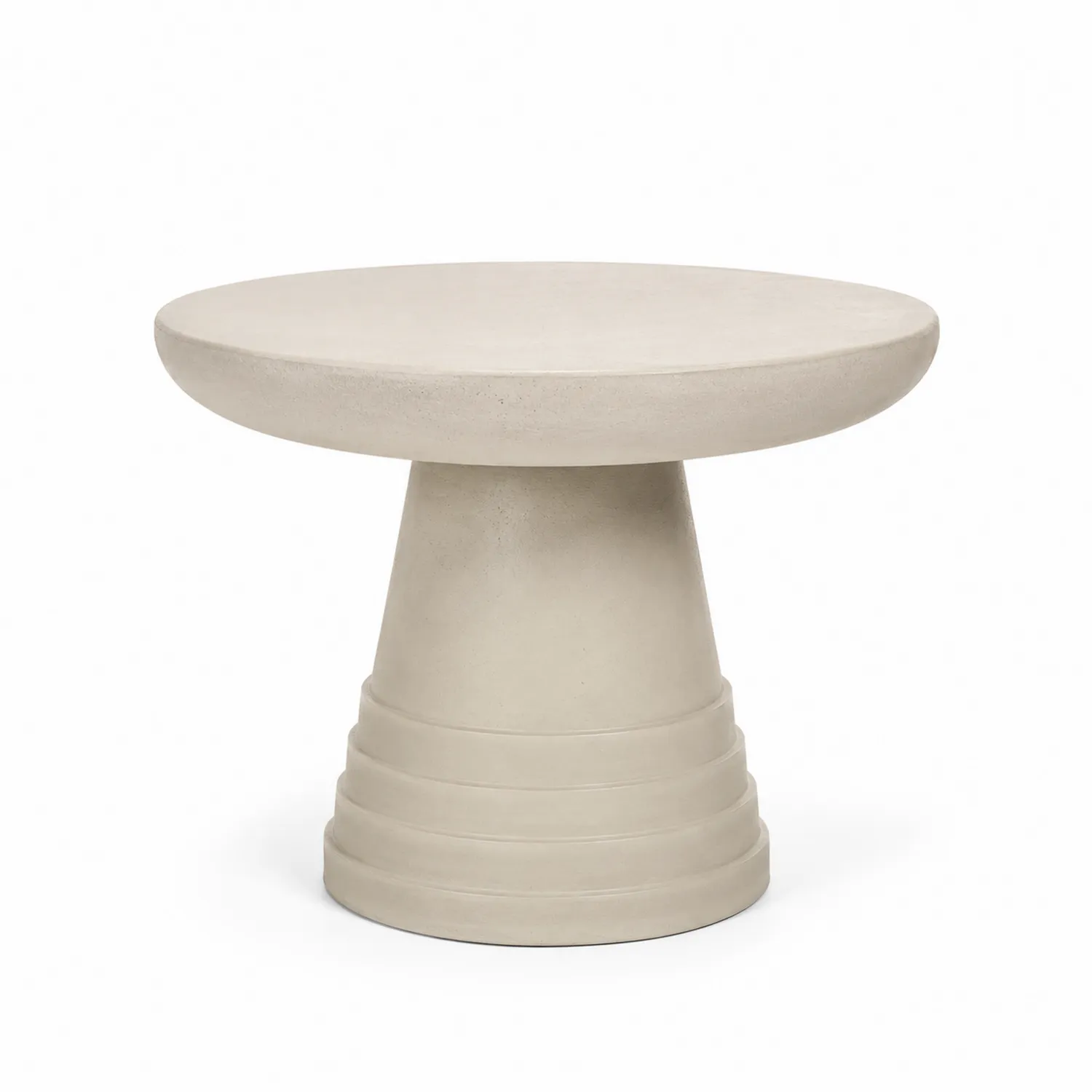 Stolik kawowy betonowy beżowy 50 cm