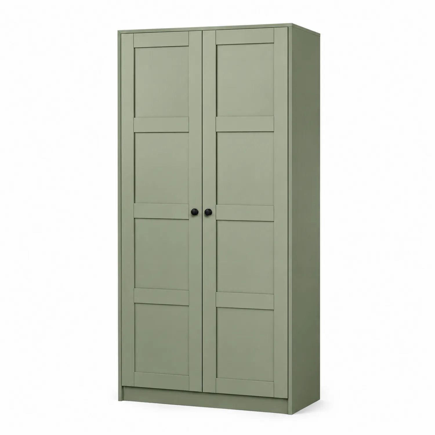 Dwudrzwiowa szafa z płyty MDF Zielona 200x100x50 cm