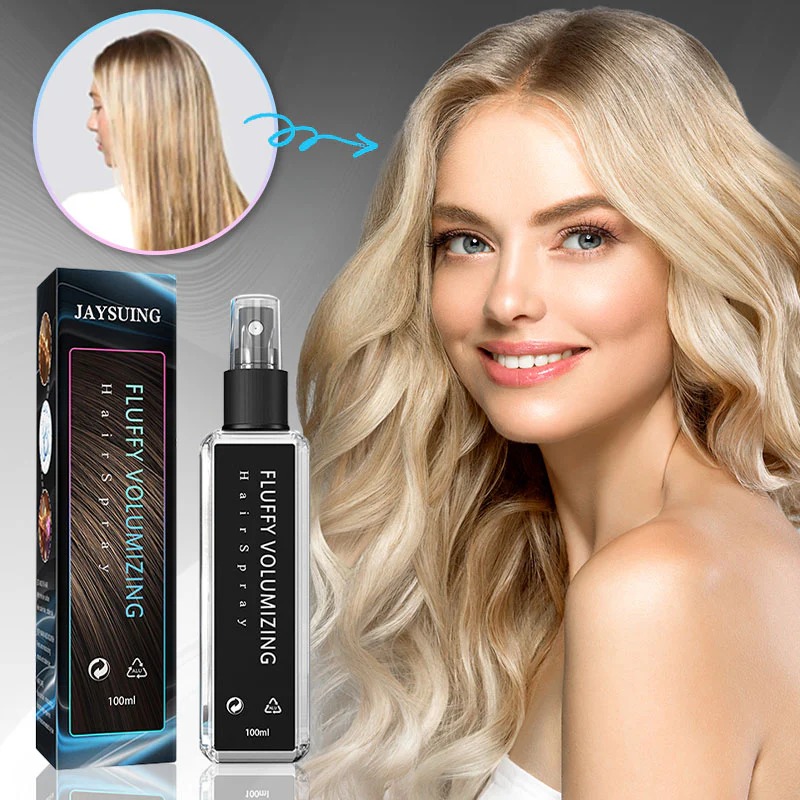 ✨Természetes növényi fehérje hajsűrítő spray- 3 Másodperces Hollywoodi Hajdúsítás: Viszlát Lapos és Zsíros Haj!