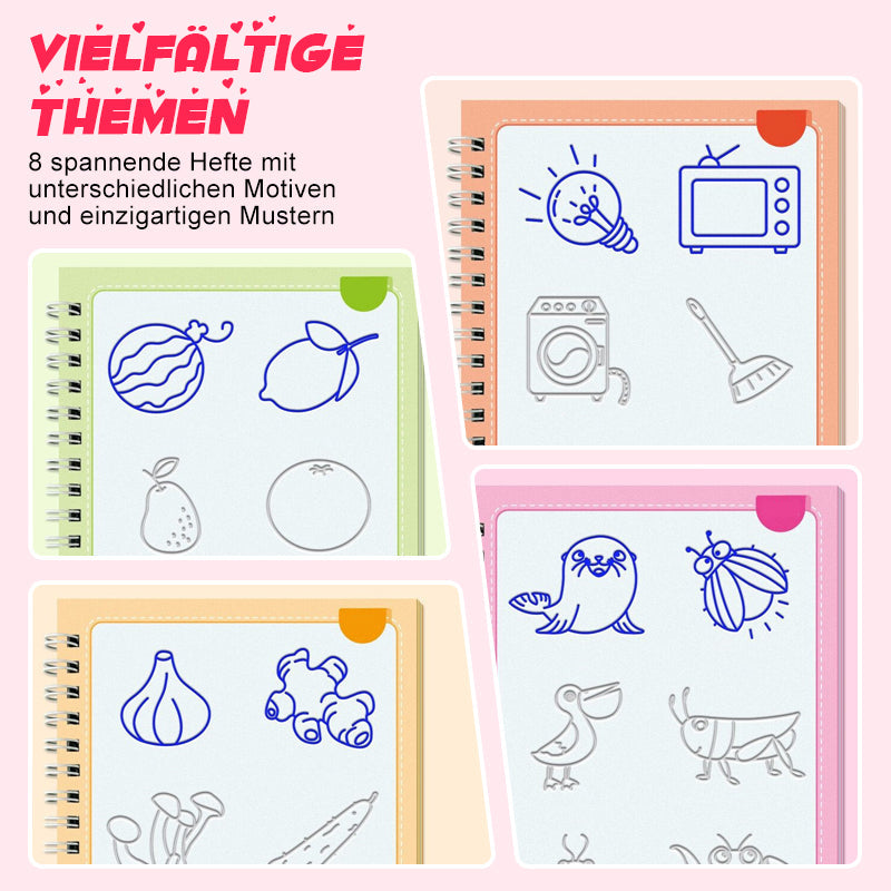 🎨 Tökéletes vonalak minden gyereknek! Vájatos rajzolókönyv.