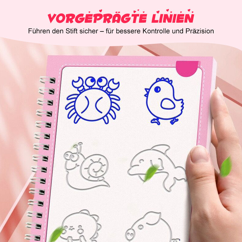 🎨 Tökéletes vonalak minden gyereknek! Vájatos rajzolókönyv.