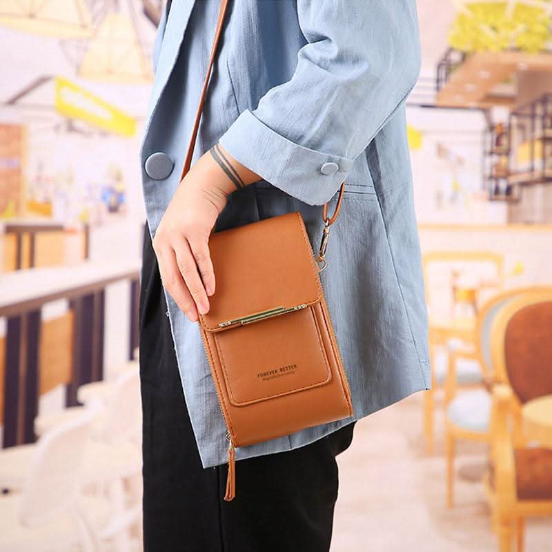 👜 Exkluzívny výpredaj s 50% zľavou! 📱 Dámska crossbody kabelka s dotykovým displejom
