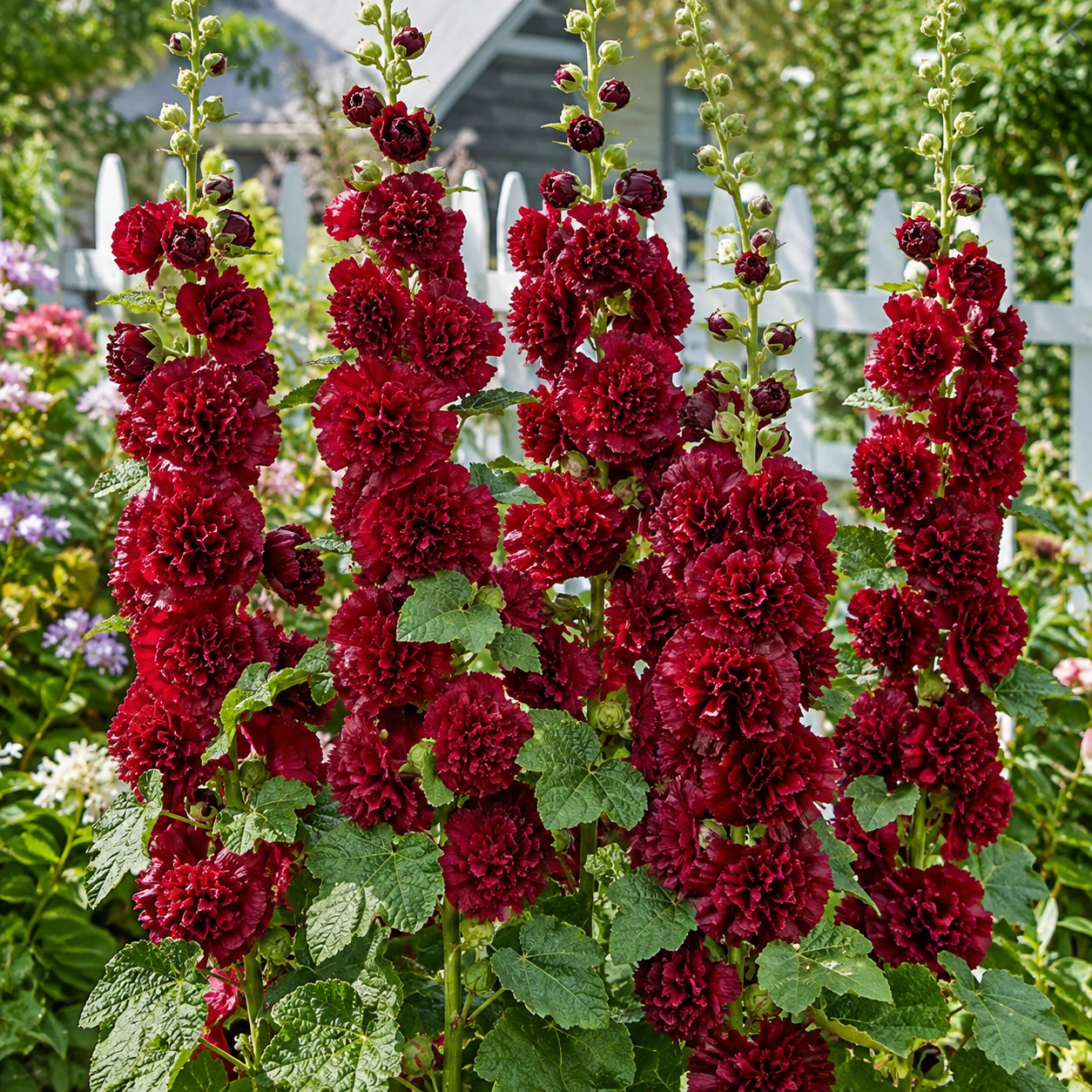 🌈Rare Rainbow Hollyhock — The Most Magical Flower of 2026