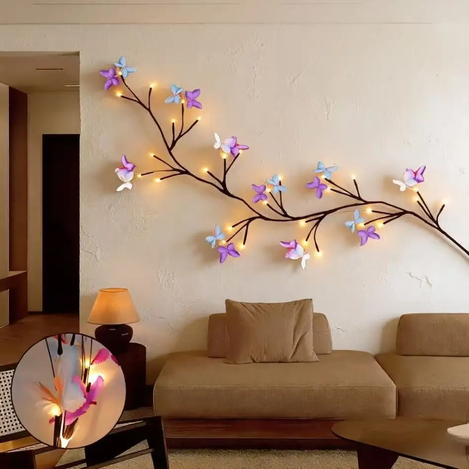 ✨ Flexibilné LED svetielka v tvare motýľov – ozdobte si domov magickou a teplou atmosférou 🦋💡