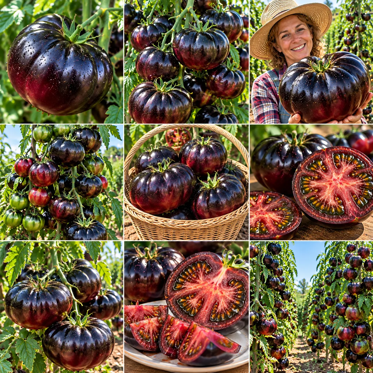 🍅 Giant Waterfall Black paradicsommag | Természetesen édes és lédús