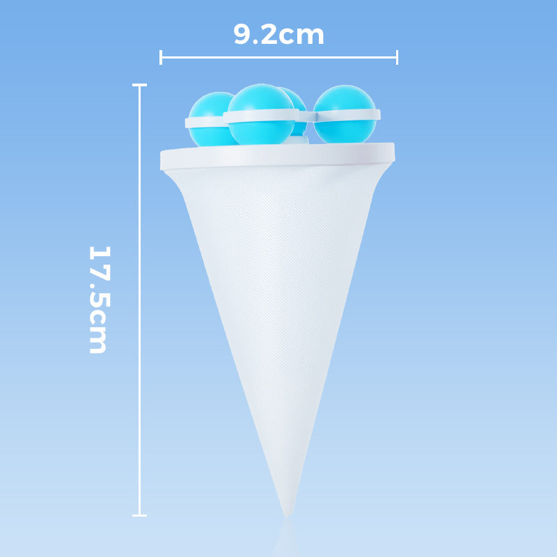🧼 KÚPTE 1, DOSTANETE 2 ZADARMO! Plávajúce sieťované vrecko na vlasy – Zachytáva vlasy a vlákna, opakovane použiteľné, chráni práčku a odtok. 🚿✨