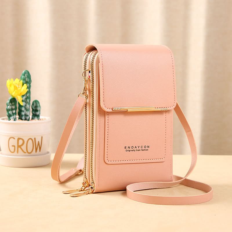 👜 Exkluzívny výpredaj s 50% zľavou! 📱 Dámska crossbody kabelka s dotykovým displejom